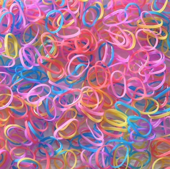 SOHO Liva Snag Free Haargummis, 300 Stück – Pastellfarben – Haaraccessoires | Fashiongirl