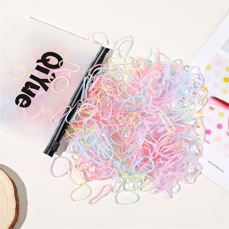 SOHO Liva Snag Free Hair elastics, 500 pcs - Jelly - Hair Accessories | Fashiongirl
