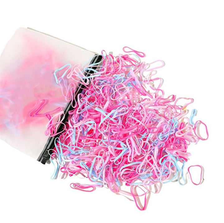 SOHO Liva Snag Free Haargummis, 500 Stück – Magic Pink – Haaraccessoires | Fashiongirl