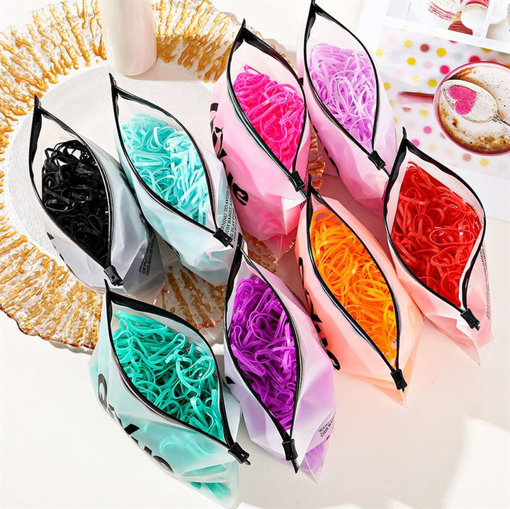 SOHO Liva Snag Free Haargummis, 500 Stück – Magic Pink – Haaraccessoires | Fashiongirl