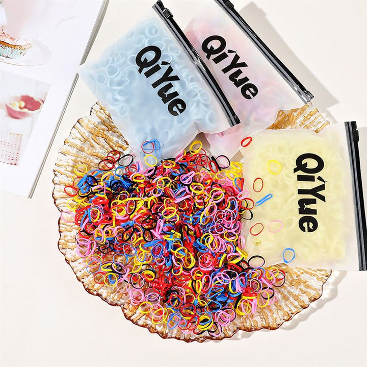 SOHO Liva Snag Free Hair elastics, 500 pcs - White - Hair Accessories | Fashiongirl