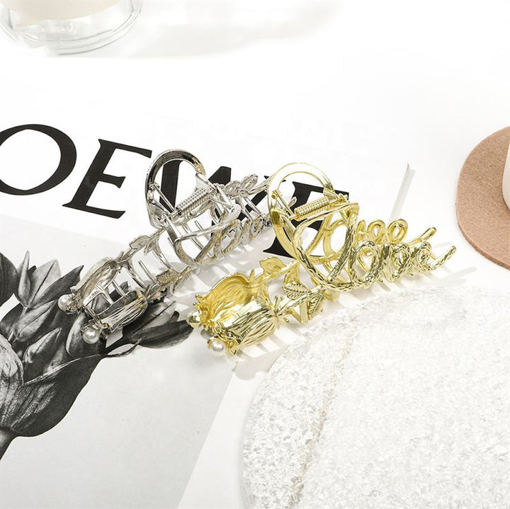 SOHO Love Metal Hair Claw – Gold – Haaraccessoires