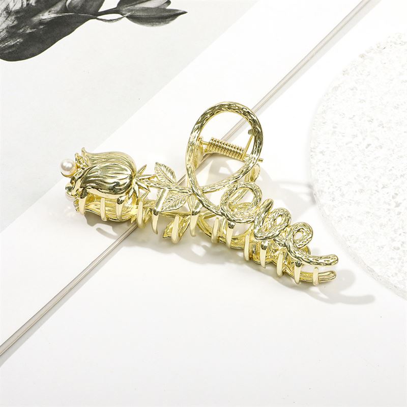SOHO Love Metal Hair Claw – Gold – Haaraccessoires