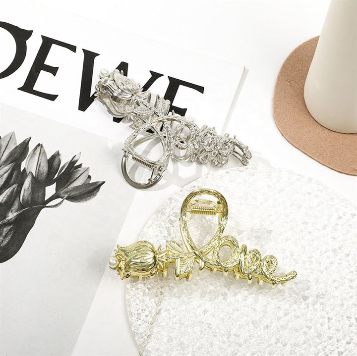 SOHO Love Metal Hair Claw – Gold – Haaraccessoires