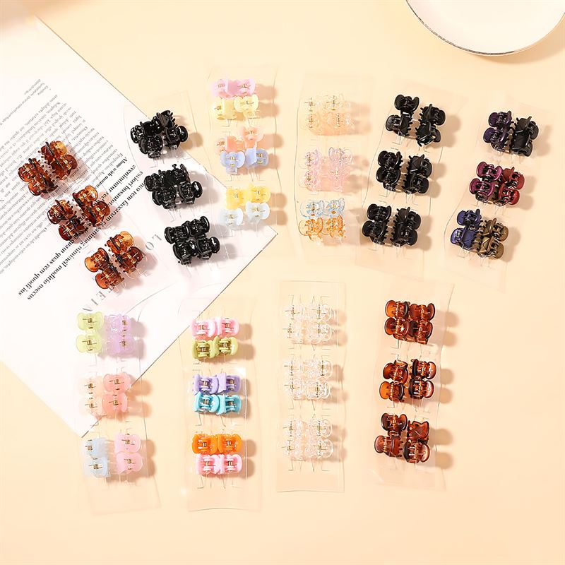 SOHO Lucca Mini-Haarklammern – Pastell – Haaraccessoires