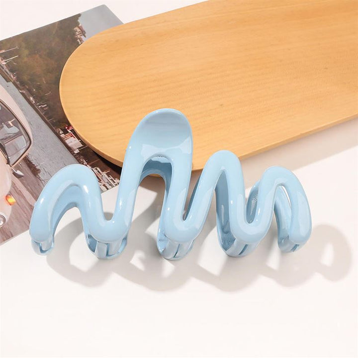 SOHO Malik Hair Claw – Blau – Haaraccessoires