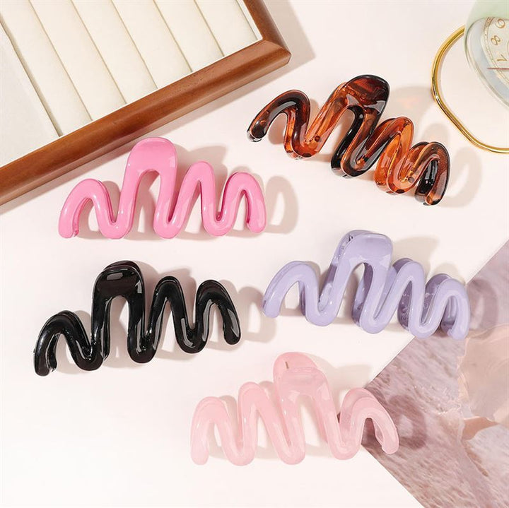 SOHO Malik Hair Claw – Braun – Haaraccessoires