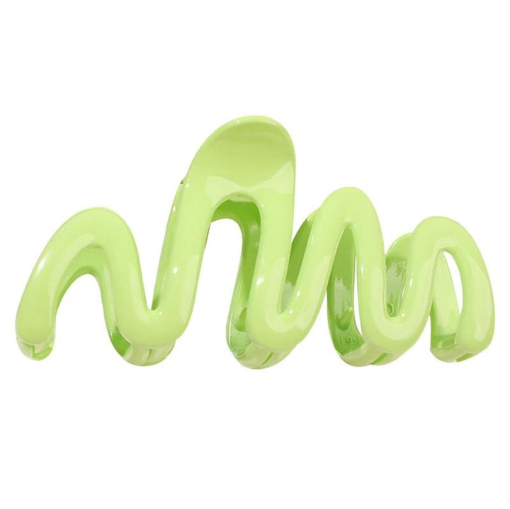 SOHO Malik Hair Claw – Grün – Haaraccessoires