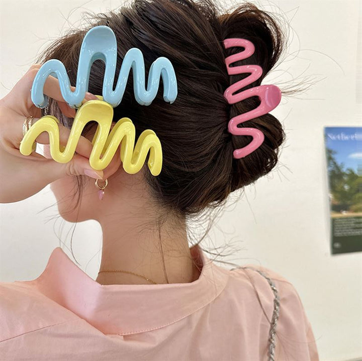 SOHO Malik Hair Claw – Grün – Haaraccessoires