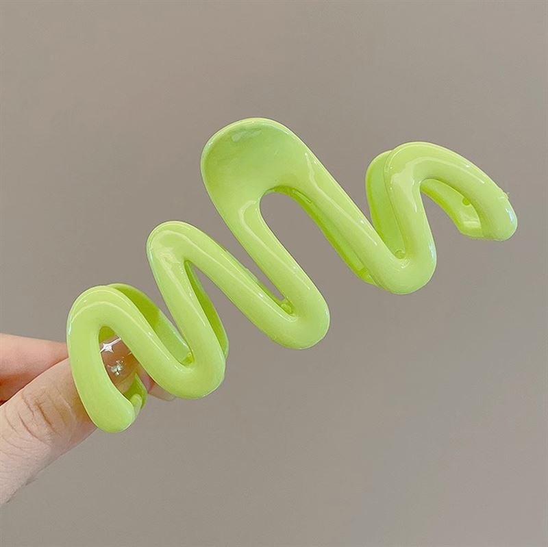 SOHO Malik Hair Claw – Grün – Haaraccessoires