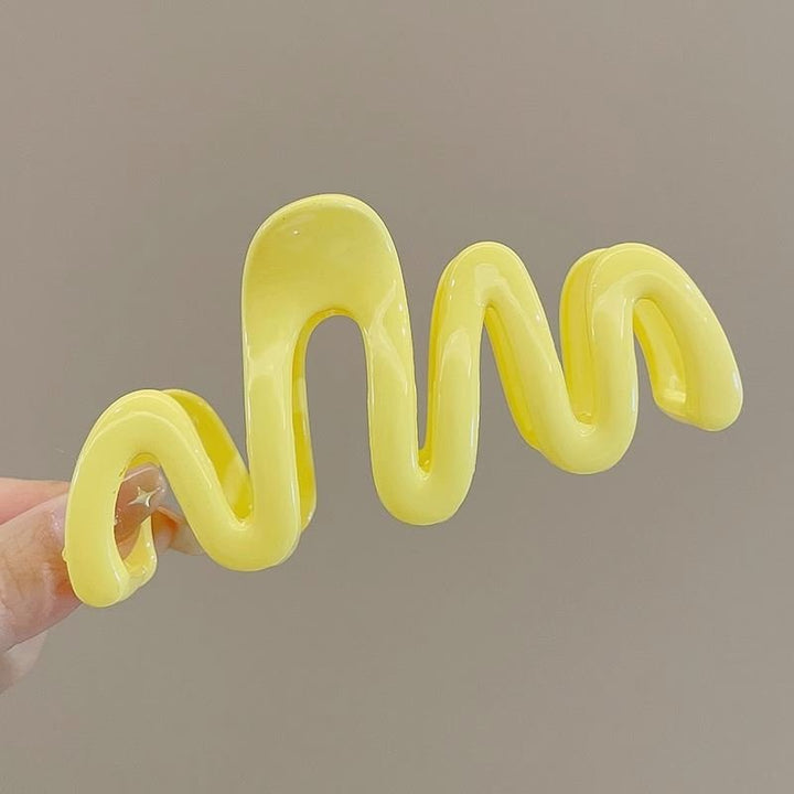 SOHO Malik Hair Claw - Yellow - Hair Accessories