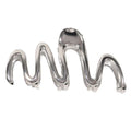 SOHO Malik Metall-Haarklammer – Silber – Haaraccessoires