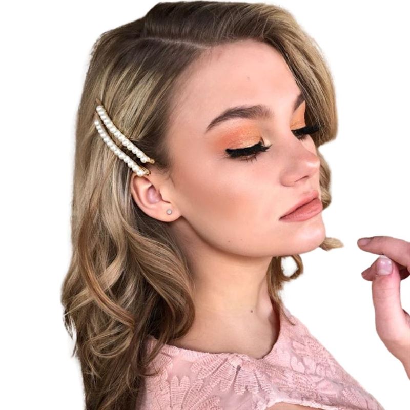 SOHO Mila Haarnadel mit Perlen, goldfarben – Nr. 6274 – Haaraccessoires | Fashiongirl
