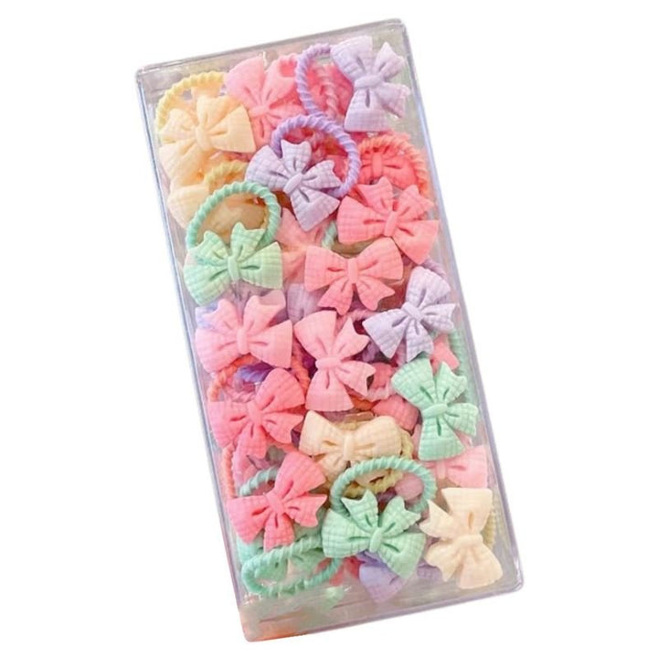 SOHO Nadia Mini Hair elastics, 30 pcs - Bows - Hair Accessories | Fashiongirl