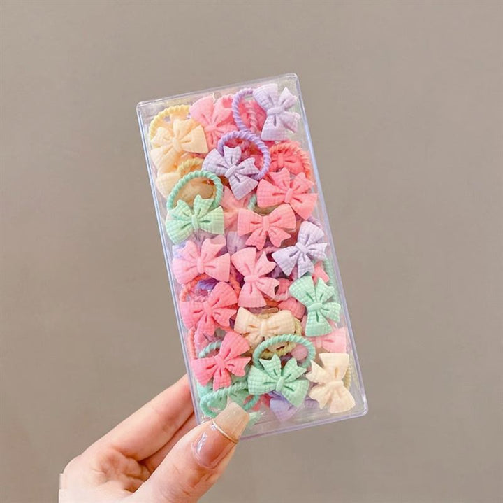 SOHO Nadia Mini Hair elastics, 30 pcs - Bows - Hair Accessories | Fashiongirl