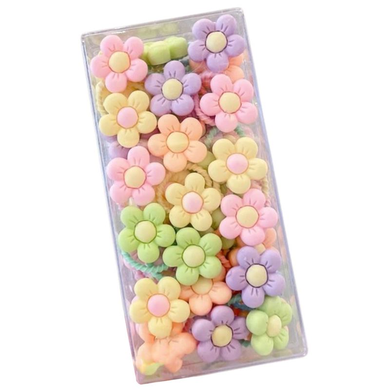 SOHO Nadia Mini Hair elastics, 30 pcs - Flowers - Hair Accessories | Fashiongirl