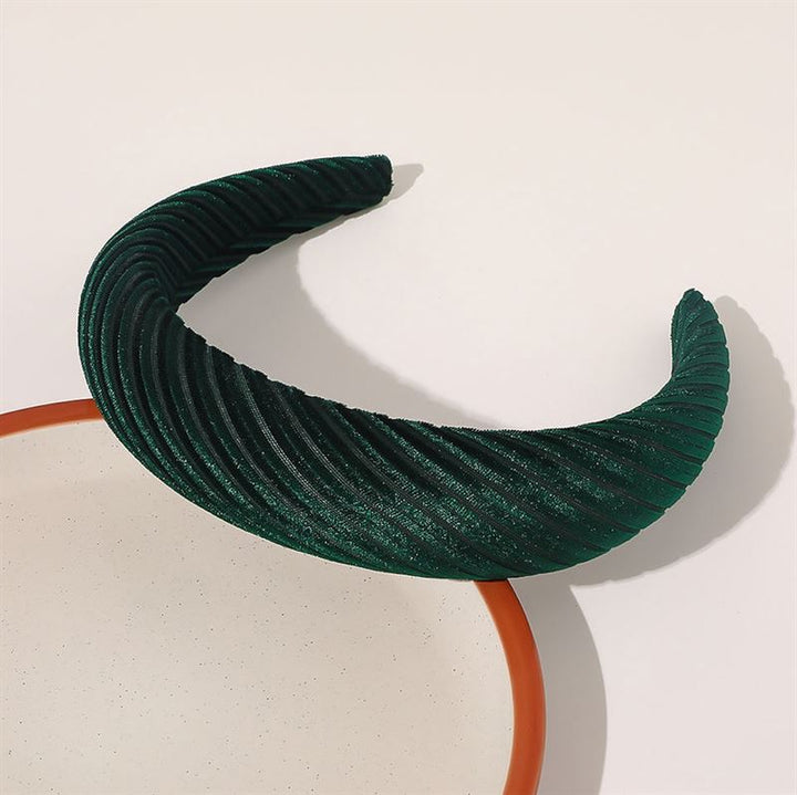 SOHO Natalie Stirnband – Dunkelgrün – Haaraccessoires