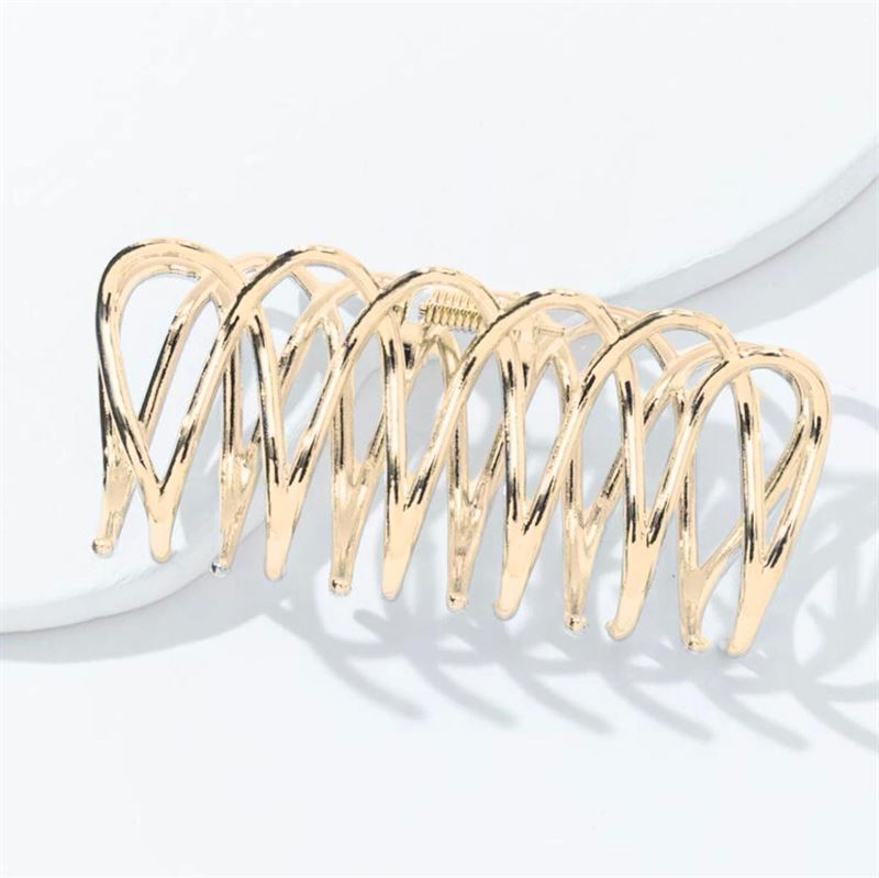 SOHO Olive Metal Hair Claw – Gold – Haaraccessoires