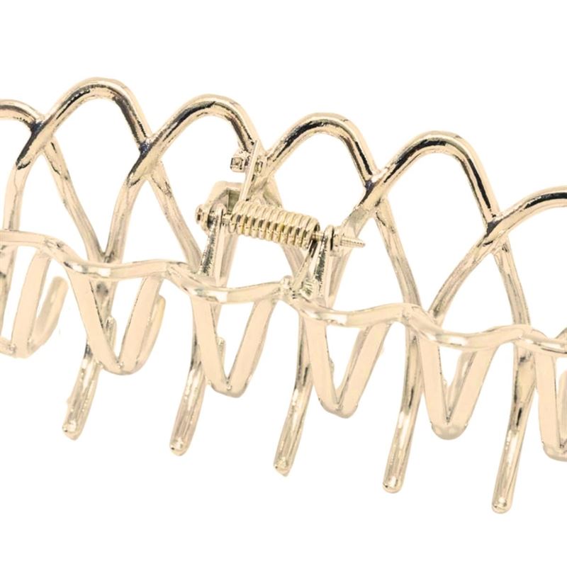 SOHO Olive Metal Hair Claw – Gold – Haaraccessoires