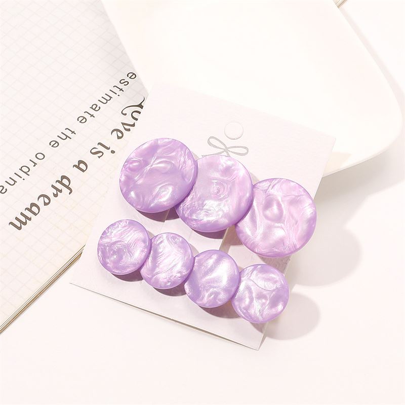 SOHO Opal Haarspangen – Lila – | Fashiongirl