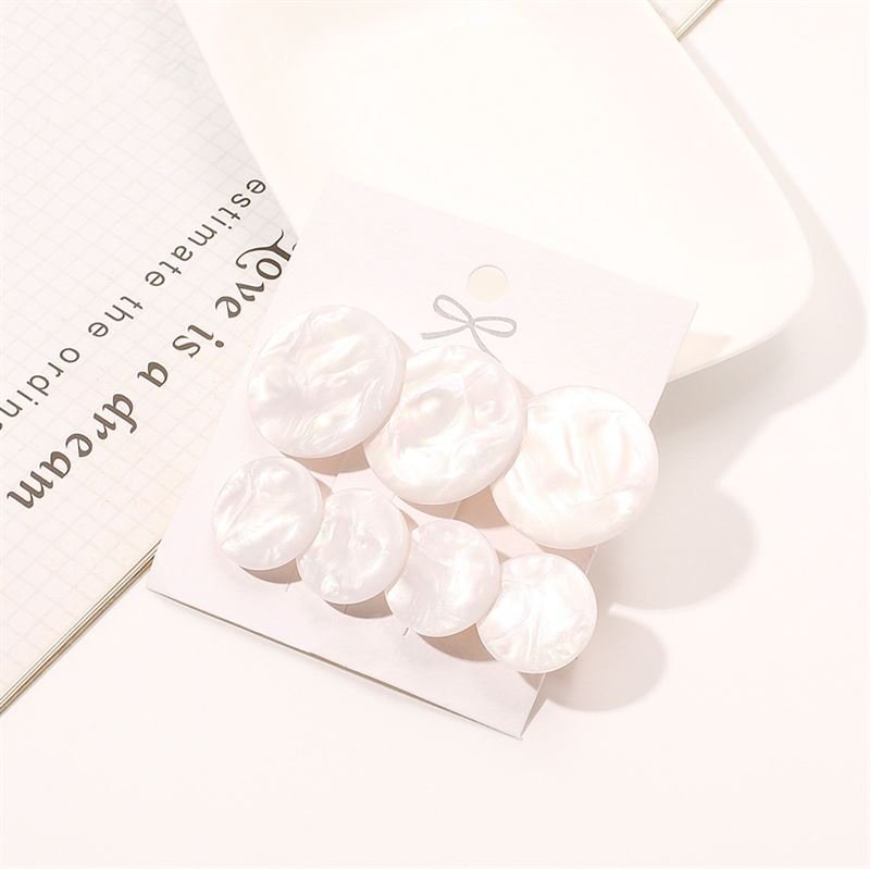 SOHO Opal Haarspangen – Weiß – | Fashiongirl