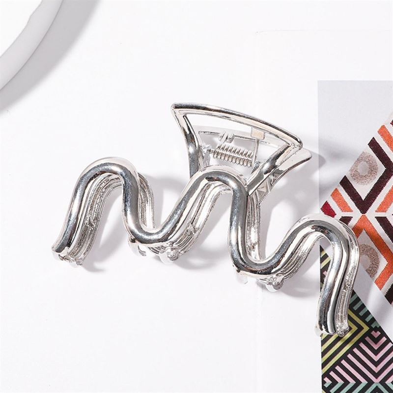 SOHO Ormi Hair Claw – Silber – Haaraccessoires