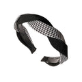 SOHO Paloma Stirnband – Schwarz/Weiß – Haaraccessoires