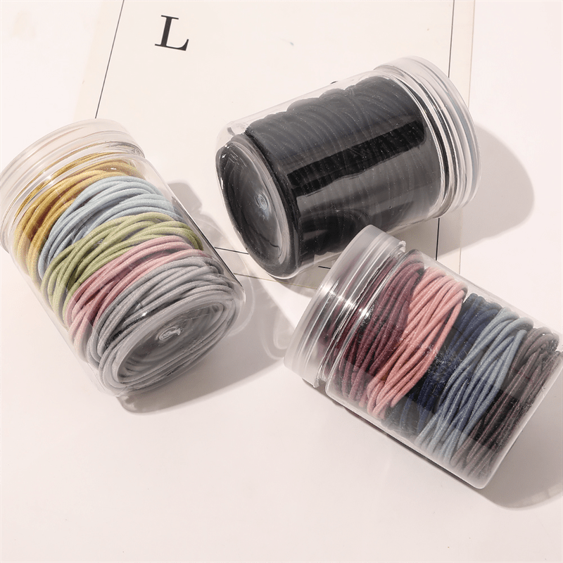 SOHO Remi Haargummis 50 Stück – Regenbogen – Haaraccessoires