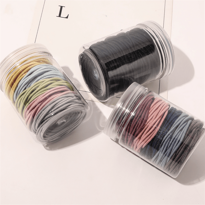 SOHO Remi Haargummis 50 Stück – Regenbogen – Haaraccessoires