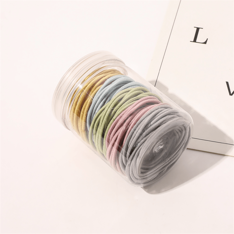 SOHO Remi Haargummis 50 Stück – Regenbogen – Haaraccessoires