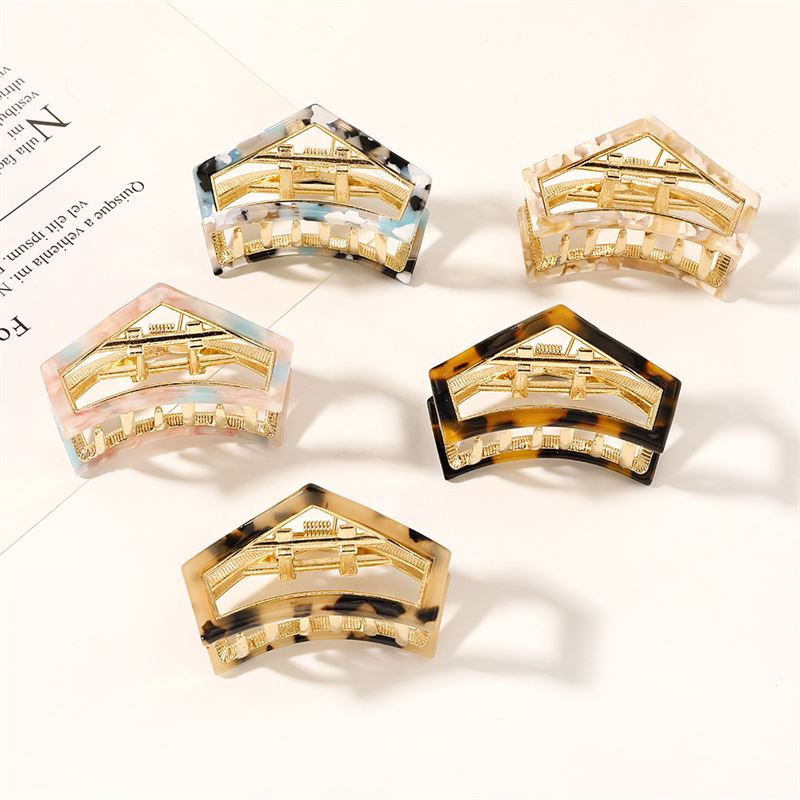 SOHO Rex Hair Claw – Marmor – Haaraccessoires