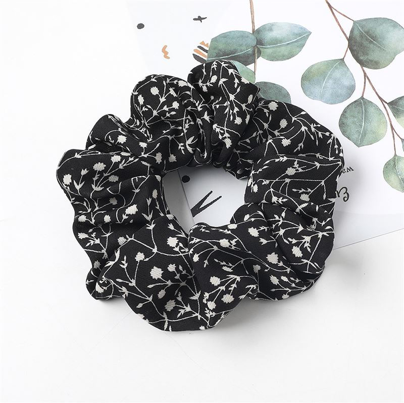 SOHO Ries Scrunchie – Schwarz – Haaraccessoires