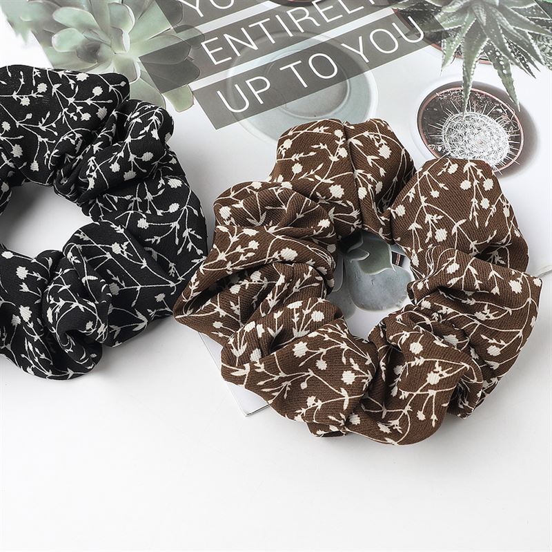 SOHO Ries Scrunchie – Schwarz – Haaraccessoires