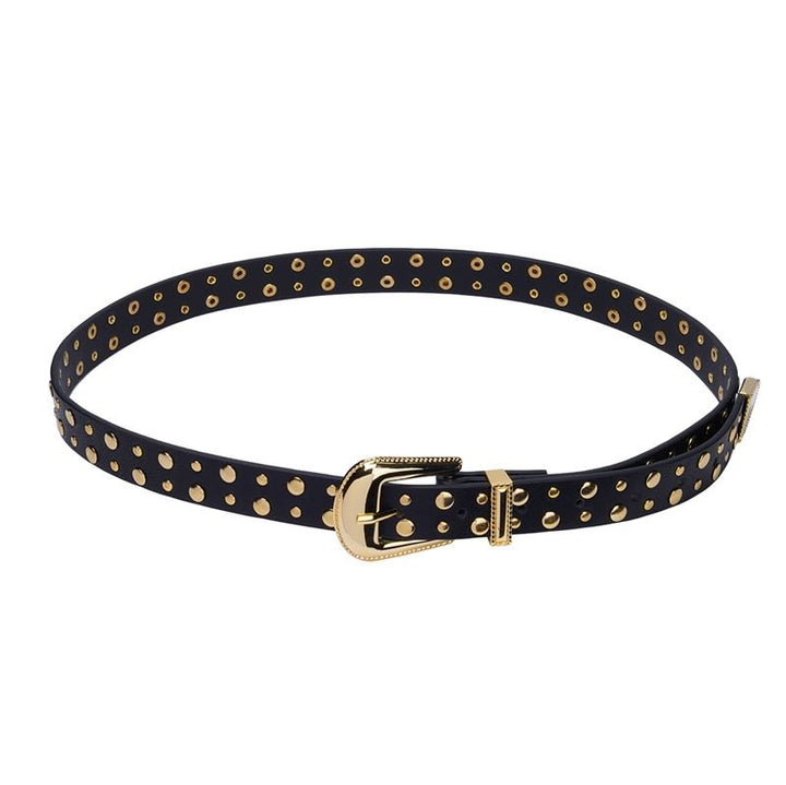 SOHO Rock Belt – Schwarz/Gold – | Fashiongirl