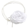 SOHO Rose Choker Halskette – Weiß – | Fashiongirl