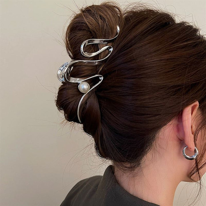 SOHO Sania Hair Claw – Silber – Haaraccessoires