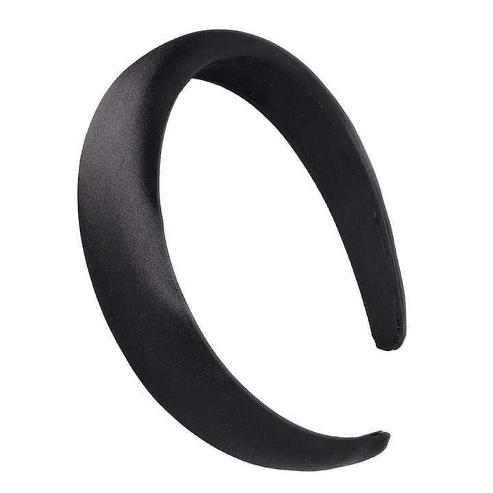 SOHO Satin Headband - Black - Hair Accessories | Fashiongirl
