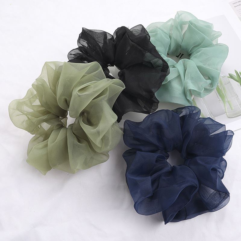 SOHO Sola XL Scrunchie – Babyblau – Haaraccessoires