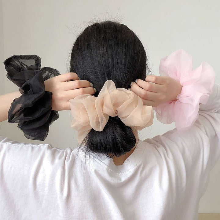 SOHO Sola XL Scrunchie – Babyblau – Haaraccessoires