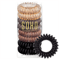 SOHO Spiral-Haarbänder, Mother Earth – 8 Stück – Haaraccessoires | Fashiongirl