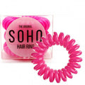 SOHO Spiral-Haarbänder – Rosa (3 Stück) – Haaraccessoires | Fashiongirl