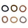 SOHO Thia Spiral-Haarbänder, 6 Stück – Earth – Haaraccessoires | Fashiongirl