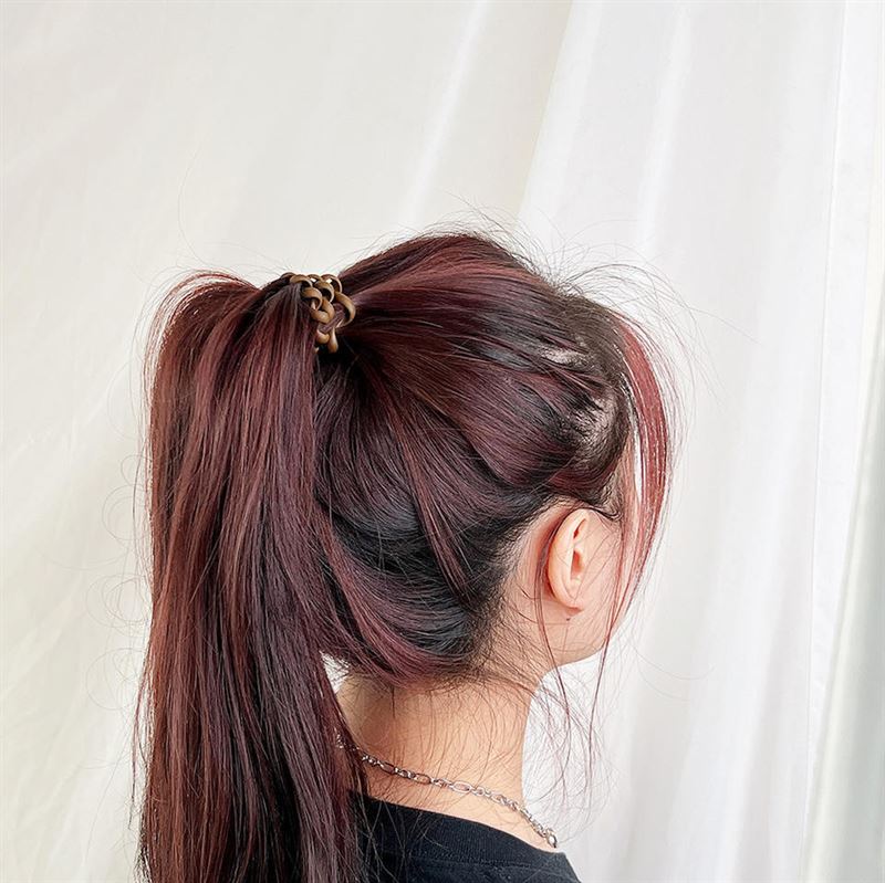 SOHO Thia Spiral-Haargummis, 6 Stück – Rosa – Haaraccessoires | Fashiongirl