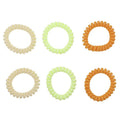 SOHO Thia Spiral-Haargummis, 6 Stück – Sun – Haaraccessoires | Fashiongirl