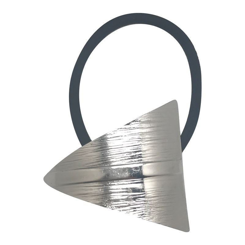 SOHO Triangle Hair Elastic - Silver - Hair Accessories | Fashiongirl