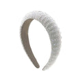 SOHO Breites Stirnband mit Perlen – Haaraccessoires