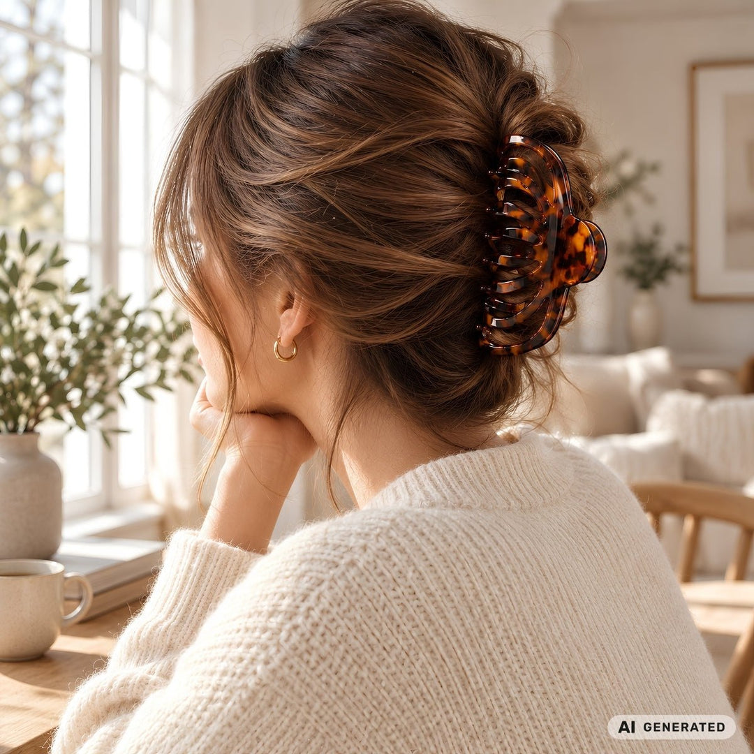 SOHO Winona Large Hair Claw - Tortoise – image 3