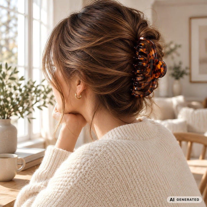 SOHO Winona Large Hair Claw - Tortoise – image 3