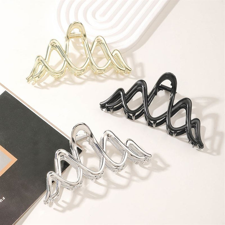 SOHO Ziv Hair Claw - Silver - Hair Accessories