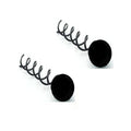 Spin Pins Haarnadeln mit schwarzer Perle, 2 Stück – Haaraccessoires | Fashiongirl